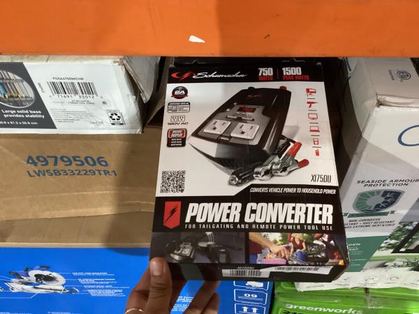 Lot # 1840 Schumacher 750 Continuous Watt/1500 Peak Watt $80