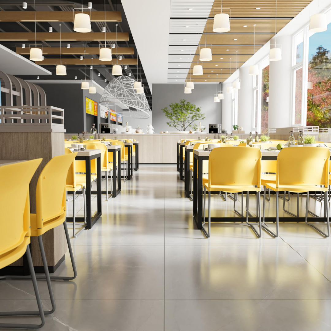 Lot # 1964 Flash Furniture Stacking Chairs $65.94