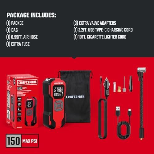 Lot # 1376 CRAFTSMAN Portable Air Compressor $79.99