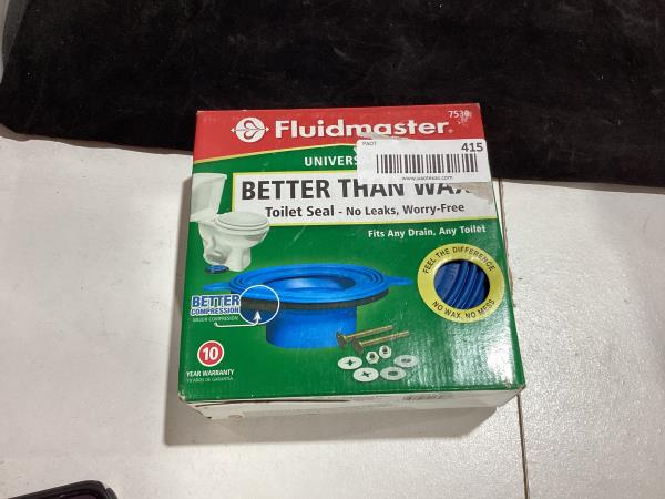 Lot # 415 Fluidmaster Universal Wax-Free Toilet Seal