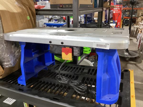 Lot # 2054 Kobalt Fixed Corded Router with Table $199