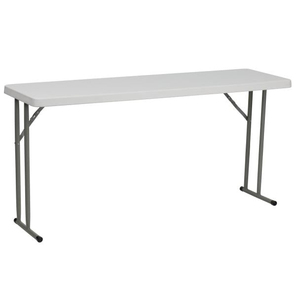 Lot # 1915 Flash Furniture Plastic Folding Training Table $97