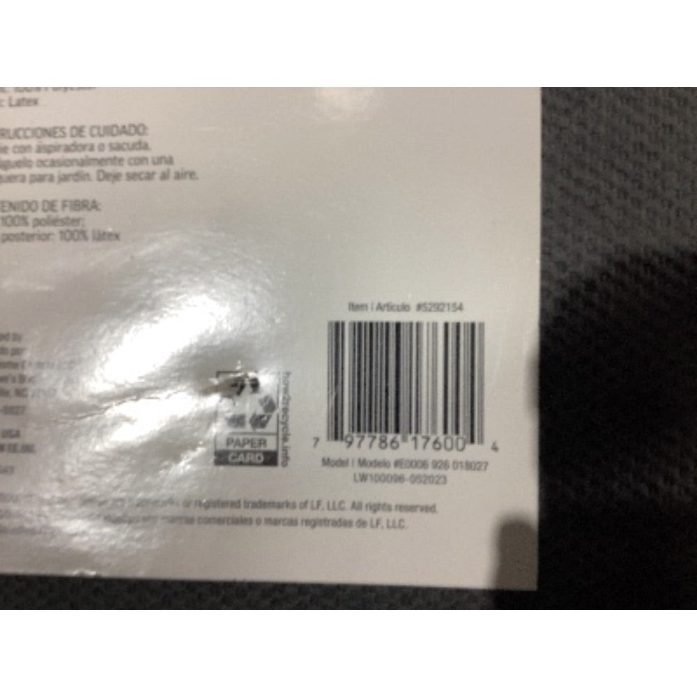 Lot # 679 Apache Mills Black Utility Mat 5292154 - $19