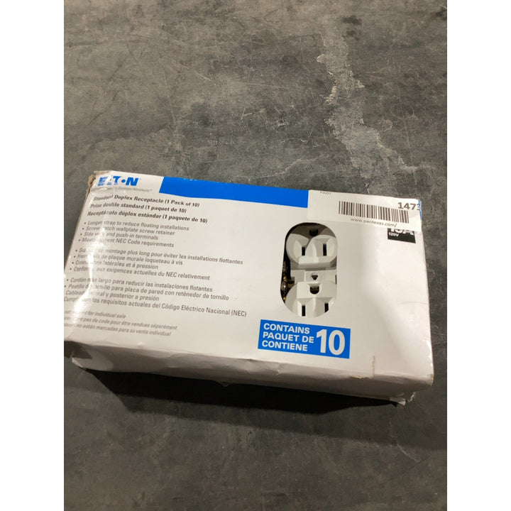 Lot # 1473 EATON Wiring 270W-10-L Receptacles $25