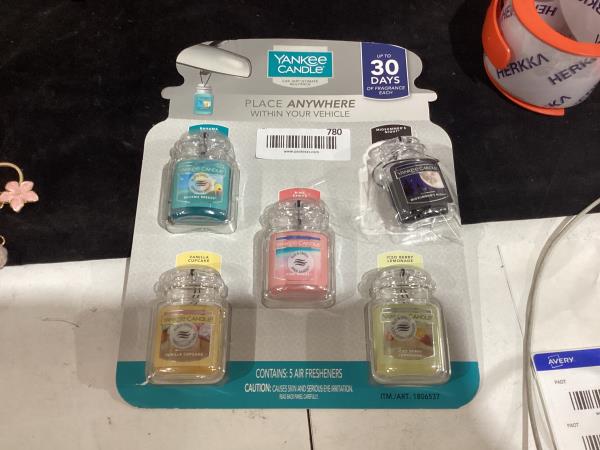 Lot # 780 Yankee Candle Car Air Fresheners
