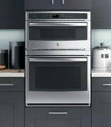 GE Profile 30-in Self-cleaning Convection Oven Microwave Wall Oven Combo (Stainless Steel)