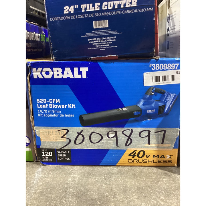 Lot # 95 Kobalt 169 Brushless Motor Blower $169.00
