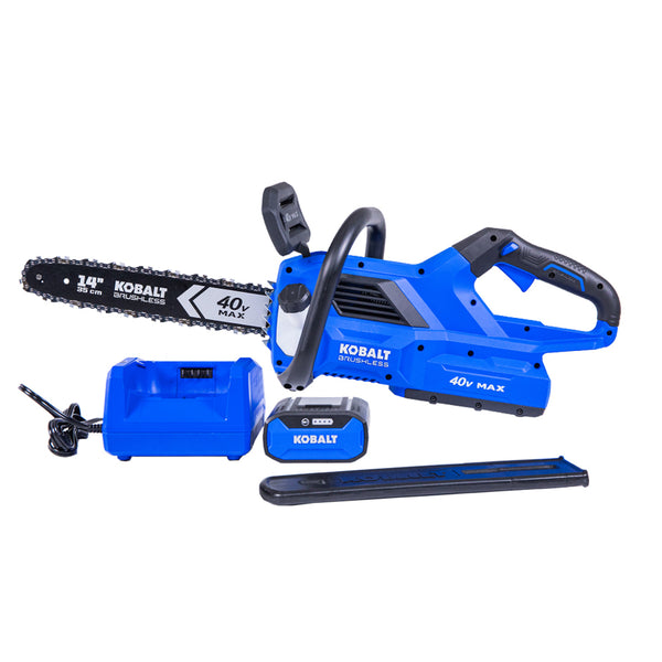 Kobalt Gen4 40-volt 14-in Battery 4 Ah Chainsaw (Battery and Charger Included)