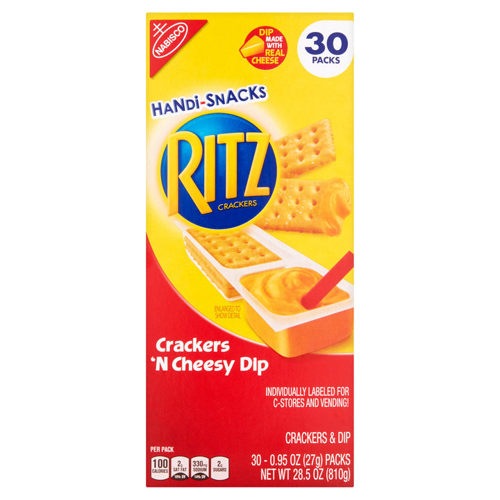 Lot # 546 Nabisco Handi-Snacks Ritz Crackers N Cheesy Dip (0.95 Ounce  30 Pack)