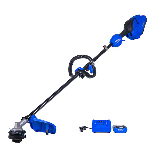 Kobalt Gen4 40-volt 15-in Straight Shaft Attachment Capable Battery String Trimmer 4 Ah (Battery and Charger Included)