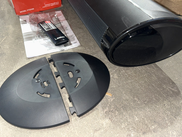 Lasko Ceramic Tower Heater with Remote Control, Black (used)