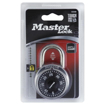 Lot # 1358 Master Lock 1-7/8 in. Wide Combination Padlock $65
