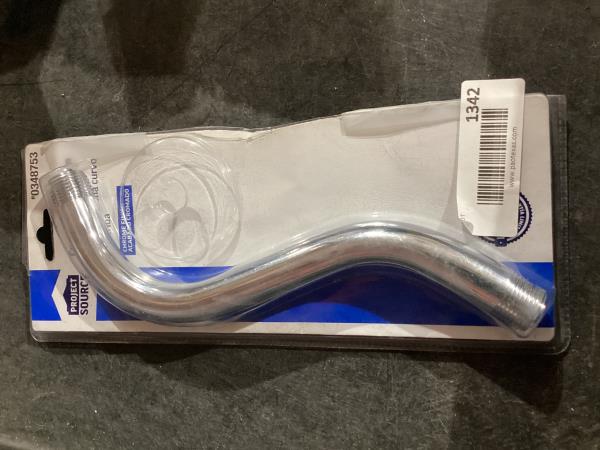 Lot # 1342 AquaSource 0.5-in Chrome Shower Arm and Flange $36