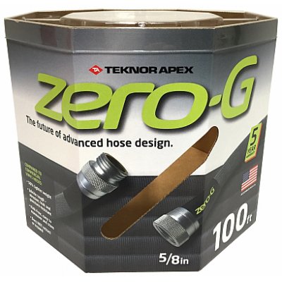 Zero-G Teknor Apex 5/8-in x 100-ft Premium-Duty Kink Free Woven Gray Hose