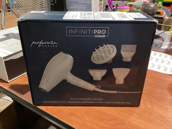 Lot # 1756 InfinitiPRO by Conair Performance Hair Dryer $60