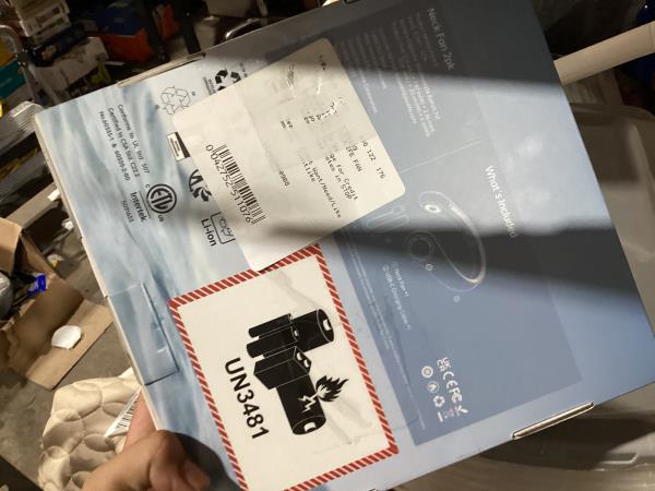 Lot # 348 jisulife neck fan $30