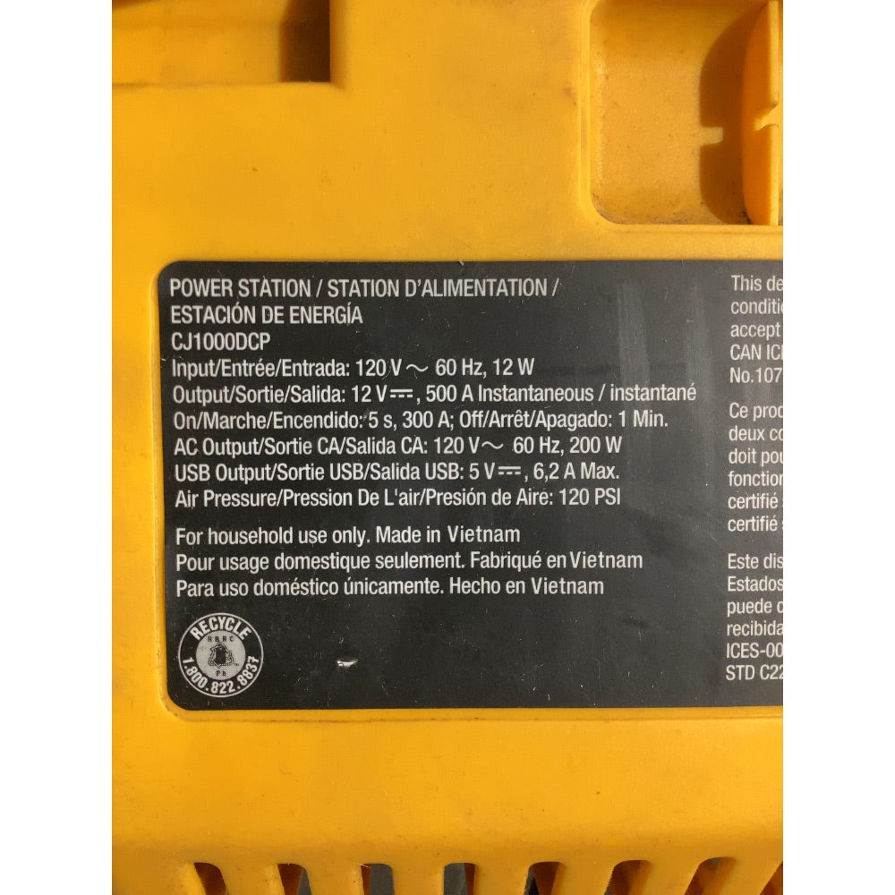 Lot # 887 CAT Jump Starter $99