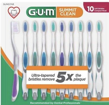 Lot # 220 GUM Summit Toothbrush Pack $26