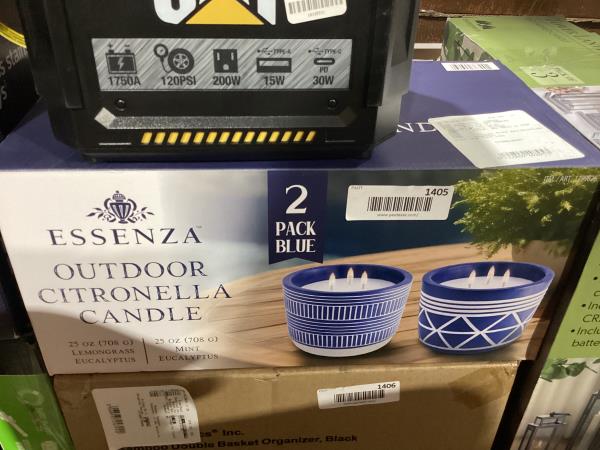 Lot # 1405 Essenza Outdoor Citronella Candle 2 Pack