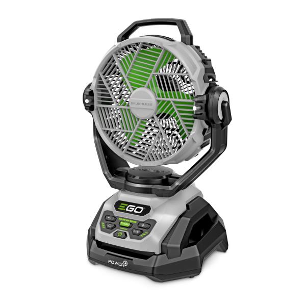 Lot # 838 EGO POWER+ Portable Misting Fan, Compact, Outdoor Electric 10" 6 Speed Fan, Battery and Charger Not Included - FN1000
