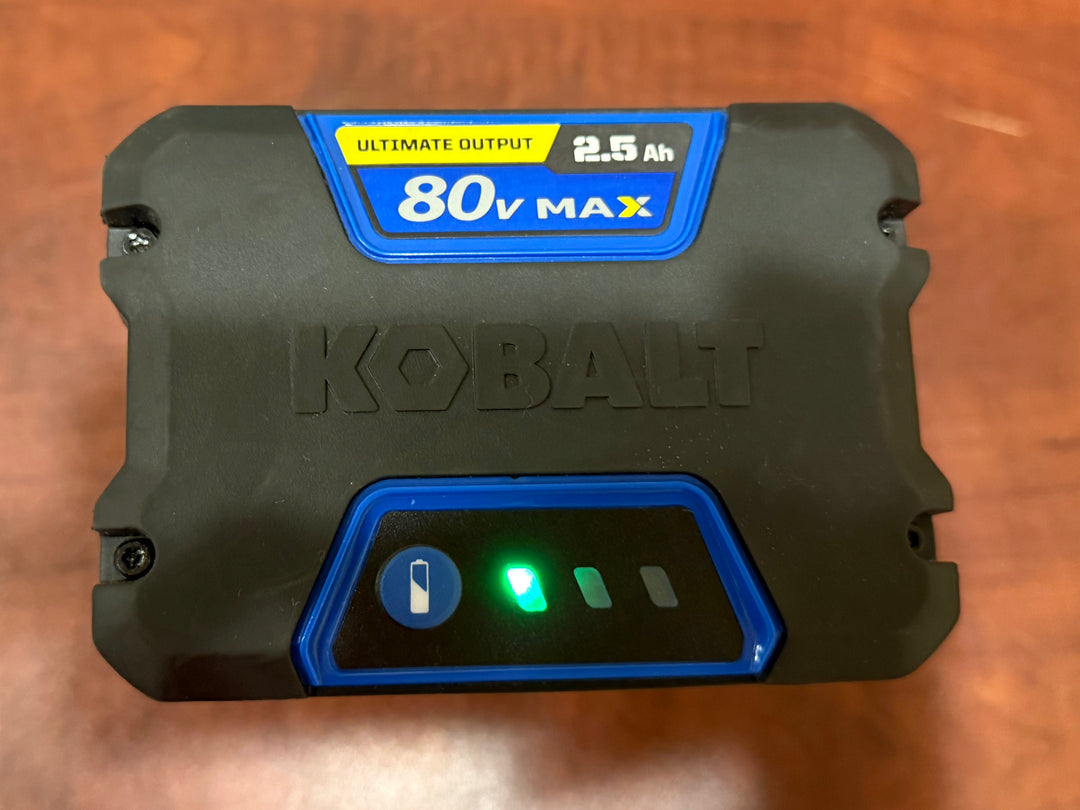 Kobalt 80-Volt 2.5 Ah Lithium Ion (li-ion) Battery (used)