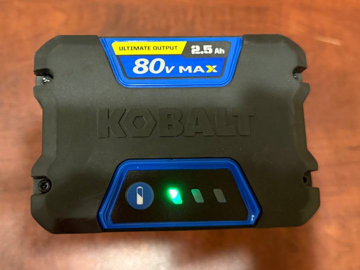 Kobalt 80-Volt 2.5 Ah Lithium Ion (li-ion) Battery (used)