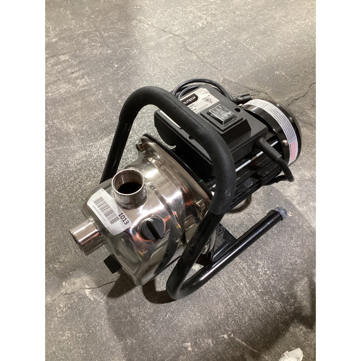 Lot # 1013 UTILITECH Booster Utility Pump Model 148008, 1 HP, 115V, Thermally Protected, Stainless Steel