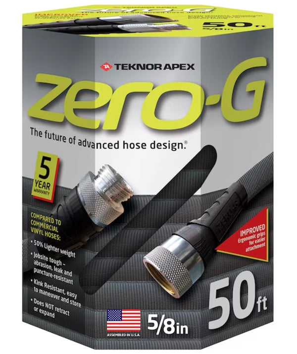 Teknor Apex Zero G Garden Hose 5/8" 50FT