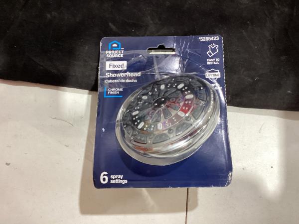 Lot # 378 Project Source Round Fixed Shower Head