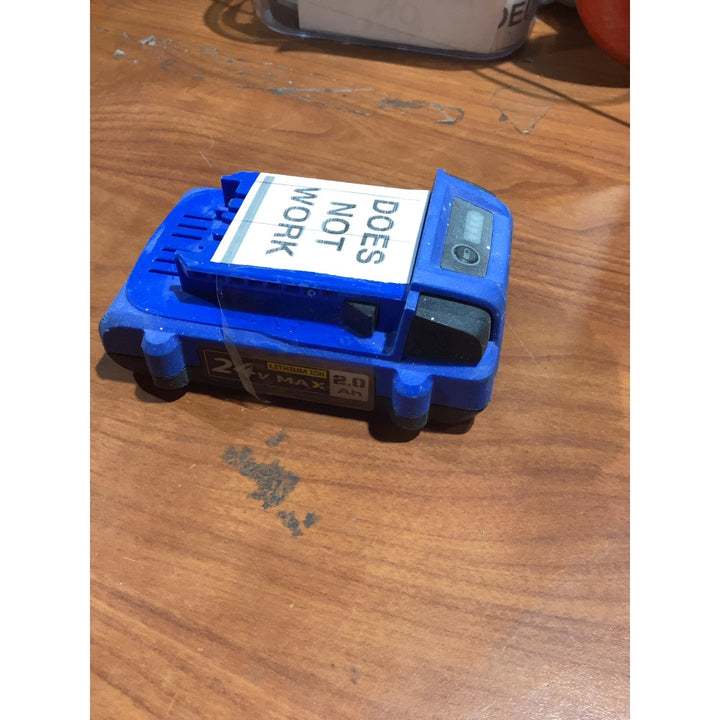 Lot # 1314 KOBALT 24V 2.0Ah Li-ion Battery KB 224-03 $10