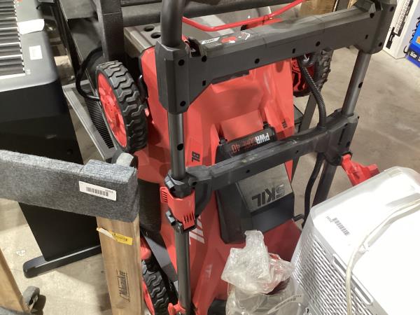 Lot # 2019 SKIL PWR CORE Push Battery Walk Mower $299