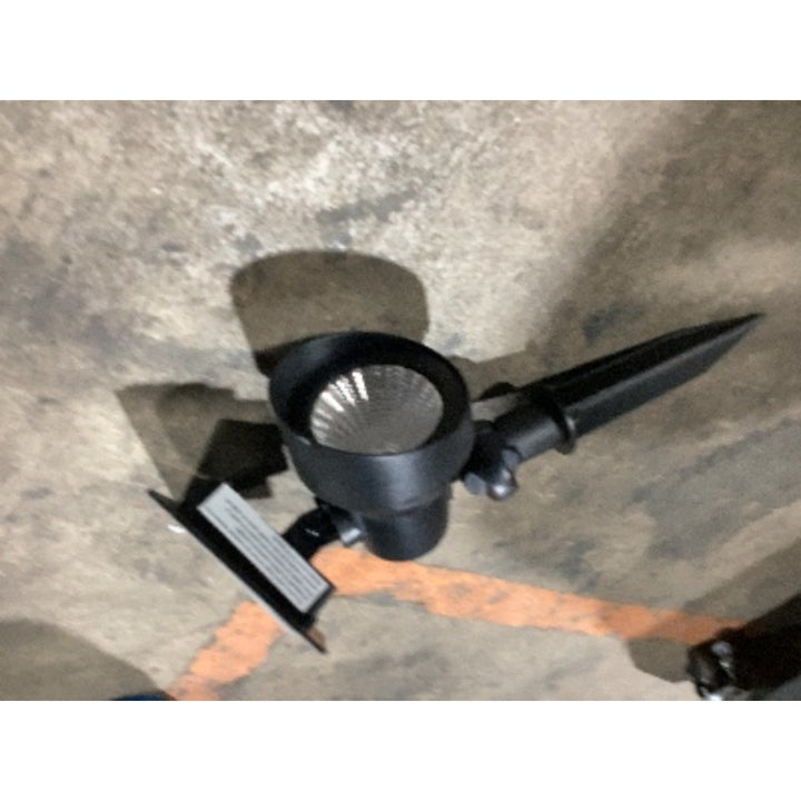 Lot # 656 Generic Black Solar Outdoor Landscape Spotlight $25