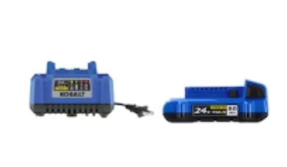 Lot # 1145 Kobalt Battery  Charger $59.98