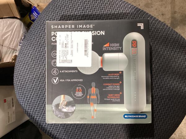 Lot # 306 Sharper Image Deep Tissue Massage Gun $80