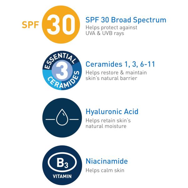 Lot # 953 CeraVe AM Facial Moisturizing Lotion with SPF 30
