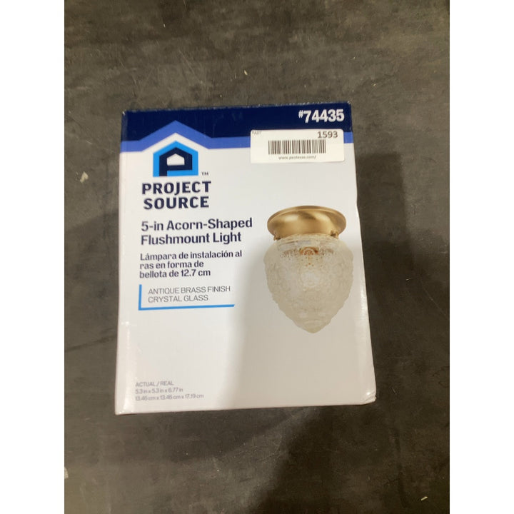 Lot # 1593 Project Source Flushmount Ceiling Fixture