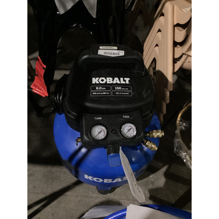 Lot # 2479 Kobalt Air Compressor $12.00