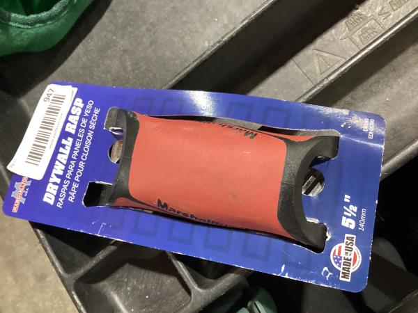 Lot # 947 MARSHALLTOWN Drywall Rasps, W/O Guard Rails $22