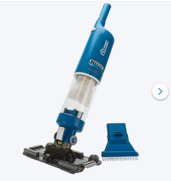 Lot # 269 Project Source 11-in Handheld Pool Vacuum $139
