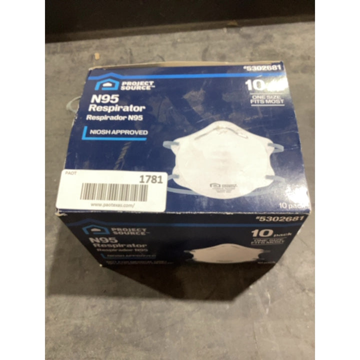 Lot # 1781 Makrite NV1000-N95-10 N95 Respirator $10.00