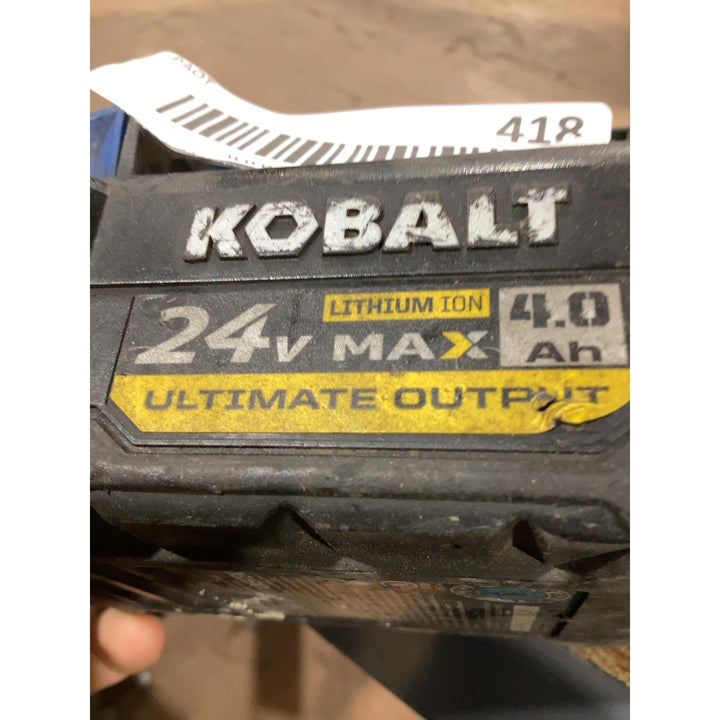 Lot # 418 Kobalt Battery 24V Max Ultimate Output $99