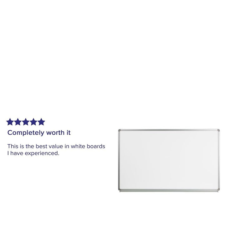 Lot # 2288 Flash Furniture White Dry-Erase Board $163.86