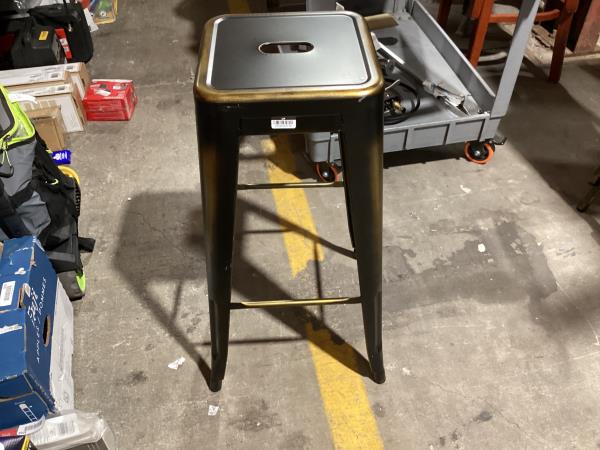 Lot # 2013 Flash Furniture Kai Commercial Grade 30" High Backless Distressed Copper Metal Indoor-Outdoor Barstool