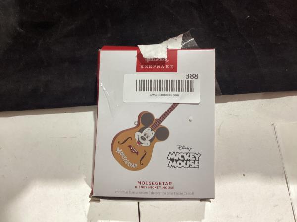 Lot # 388 Disney's Mickey Mouse Mousegetar Hallmark Keepsake Christmas Ornament, Multi