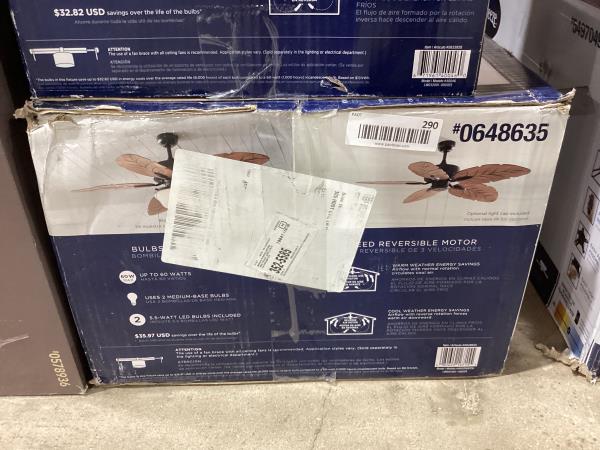 Lot # 290 Harbor Breeze Waveport 52-in LED Ceiling Fan $219