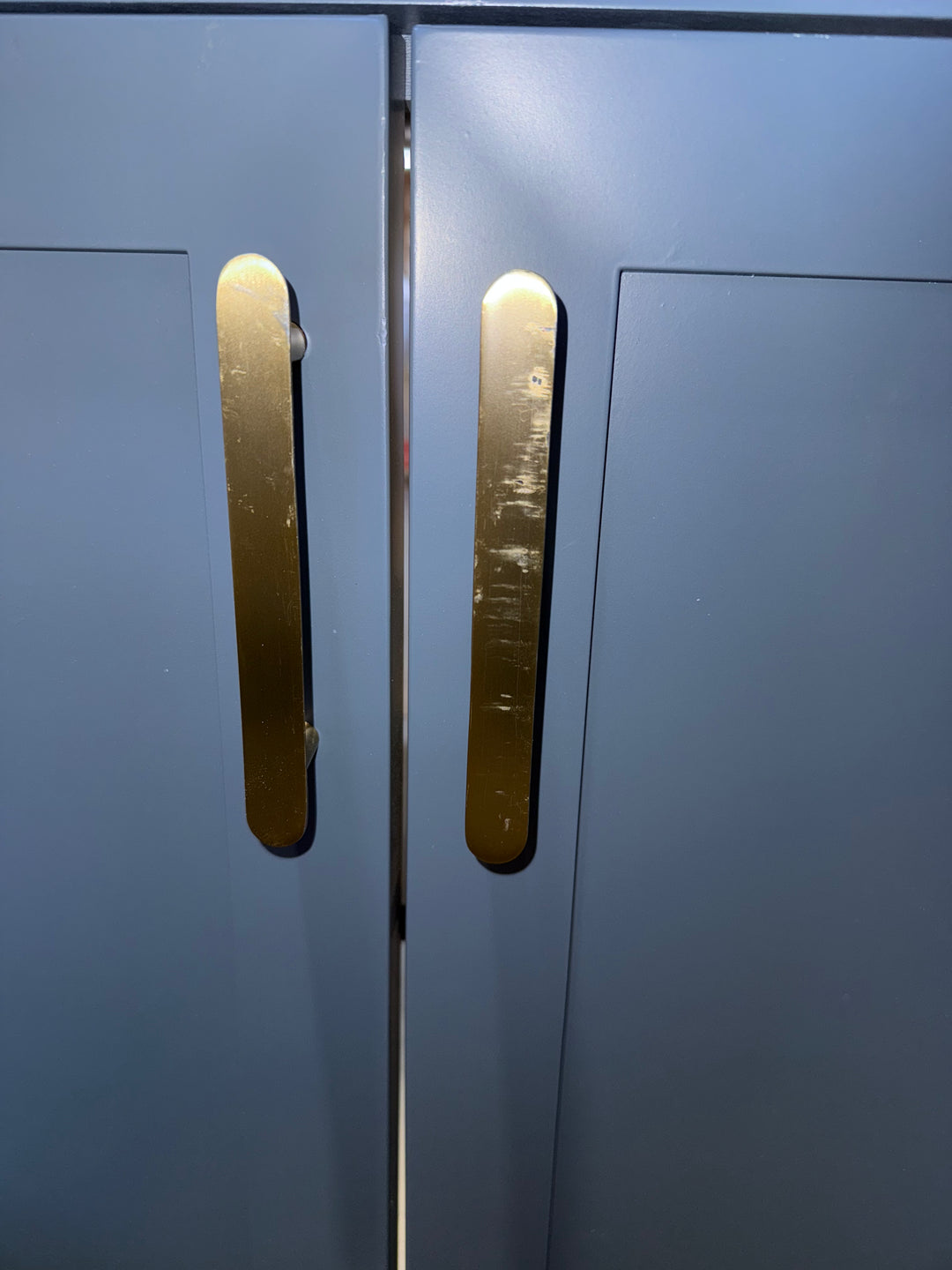 allen + roth Lancashire 30in Chambray Blue Single Sink Bathroom Vanity w White Stone Top (DAMAGE)