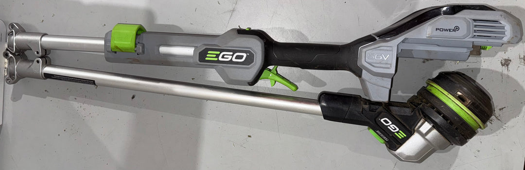 Desbrozadora de hilo a batería de eje dividido de 15 pulgadas y 56 voltios EGO POWERLOAD de 2,5 Ah (batería y cargador incluidos) 