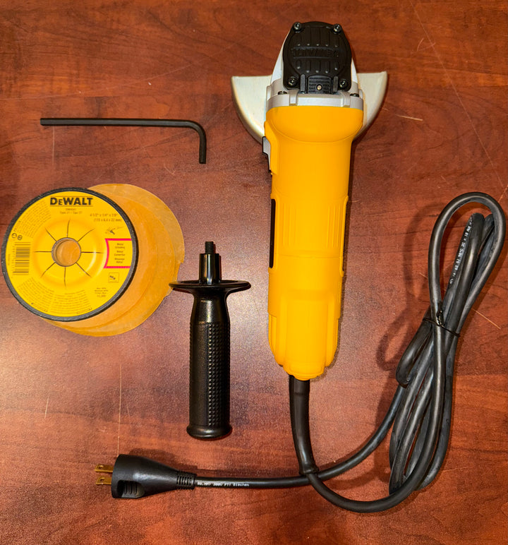DeWalt 7 Amp 4.5 in. Small Corded Angle Grinder with 1-Touch Guard