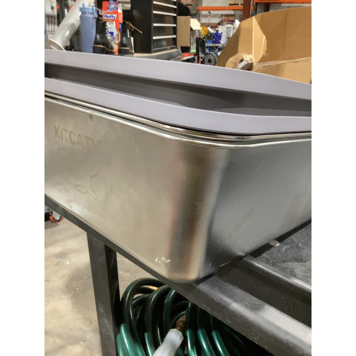 Lot # 553 KITCATY 2PACK-Grey Litter Box $119.00