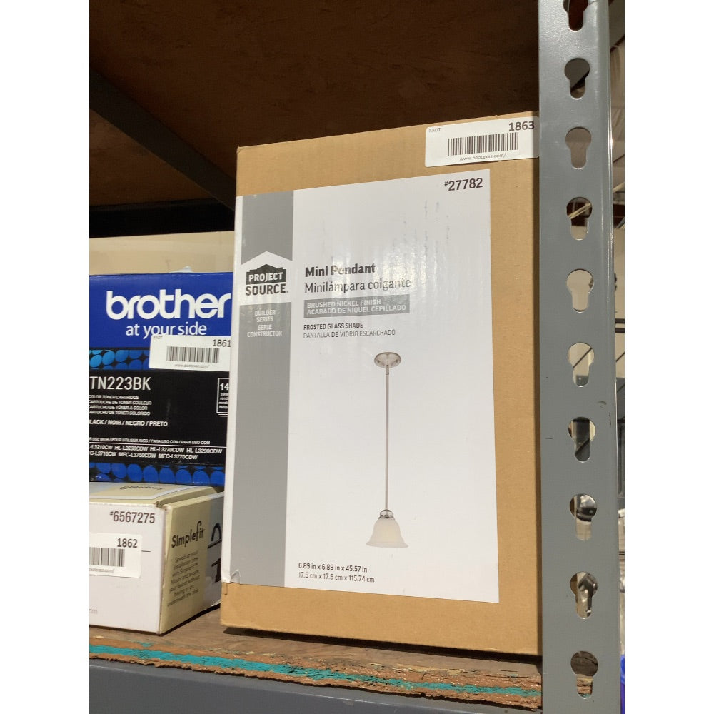 Lot # 1863 Project Source Pendant Light $30